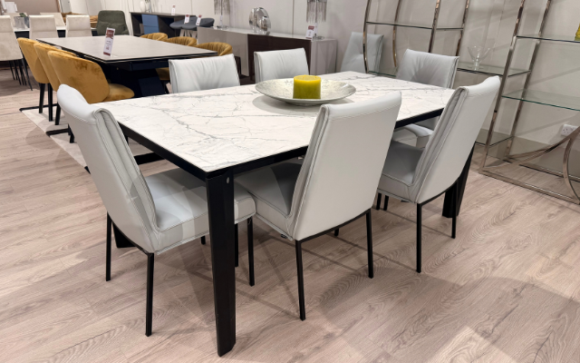 Alpha & Romy
Extending Dining Table & 8 Leather Calligaris Dining Chairs
Was £9,546 Now £4,495
VISIT US
Alpha & Romy
Extending Dining Table & 8 Leather Calligaris Dining Chairs
Was £9,546 Now £4,495
VISIT US