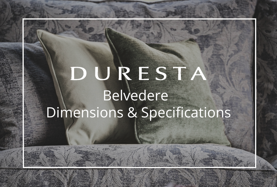 Available in a range of thoughtfully designed sizes, the Belvedere Collection offers flexibility to suit both compact spaces and larger, more open living areas. Each piece is carefully proportioned to maintain its signature elegance and comfort, ensuring a perfect balance between style and practicality. To truly appreciate the scale, comfort and craftsmanship of the Belvedere range, we also invite you to visit your nearest Cookes Furniture showroom, where our expert team can guide you through all available options and help you find the perfect fit for your home.
