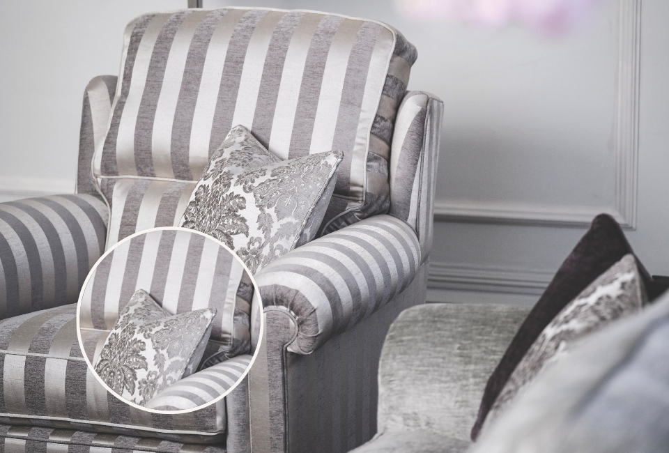 At the heart of our design philosophy is a true passion for creativity and individuality. Our carefully curated collection of luxurious fabrics offers an inspiring range of options, from bold statement patterns and intricate motif designs to sumptuously soft velvets, rich textures, and beautifully distinctive colours. Each fabric has been selected not only for its visual appeal but also for its quality and durability, ensuring your furniture looks and feels exceptional.

This extensive choice allows you to fully personalise your piece, reflecting your own style and vision with ease. Whether you&rsquo;re looking to create a striking focal point or a more subtle, elegant finish, our fabric collection gives you the freedom to design furniture that feels uniquely yours.
