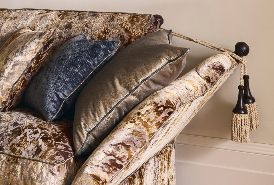 Every detail of the Hornblower Collection is meticulously crafted by expert artisans, ensuring a level of quality and comfort that truly stands the test of time. Using traditional techniques and premium materials, each piece is carefully constructed to provide lasting support, durability, and a consistently luxurious seating experience. From the precision of the frame to the finishing touches, no element is overlooked. This dedication to craftsmanship results in a sofa that not only looks exceptional but delivers enduring comfort, making it a piece you can enjoy for years to come.
