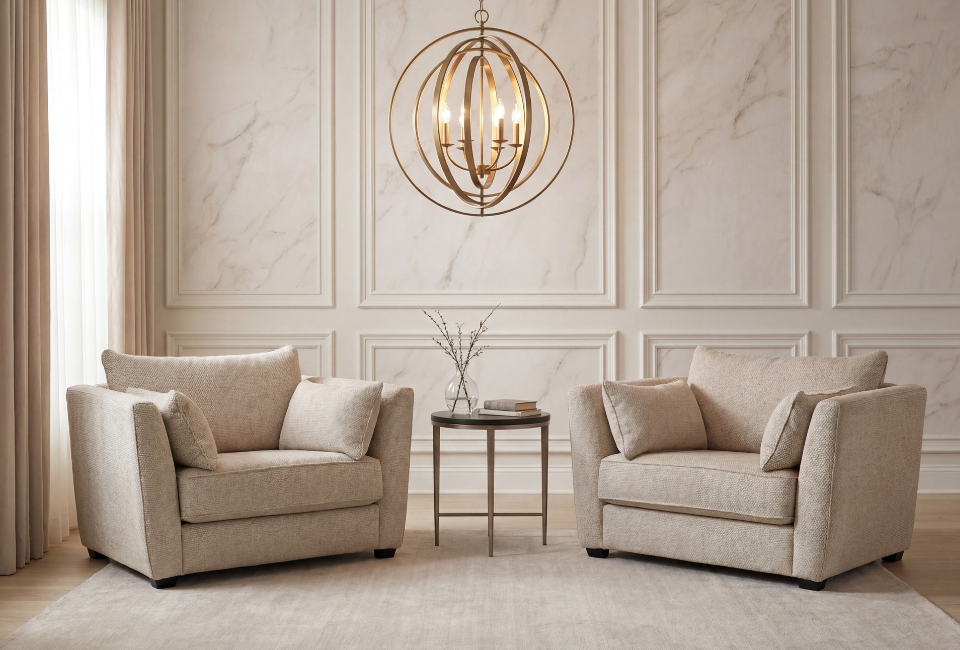 From the inviting Grand Reading Chair to the impressive Grand Split Sofa, the Maxime collection offers beautifully considered proportions for living spaces both intimate and expansive. Its distinctive sweeping back gently curves around you, creating a wonderfully cocooning sense of comfort. Elegant, indulgent and effortlessly refined, Maxime transforms everyday relaxation into something altogether more luxurious.