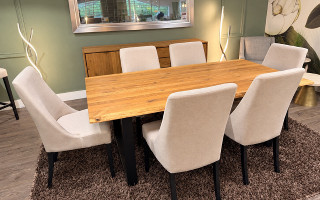 Haven
Dining Table, 6 Chairs & Sideboard
Was £7,838 Now £4,495
VISIT US
Haven
Dining Table, 6 Chairs & Sideboard
Was £7,838 Now £4,495
VISIT US