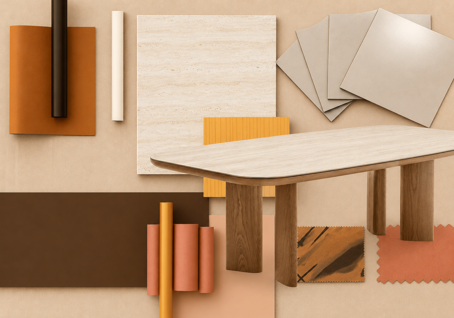Calligaris select only the finest materials &mdash; beautiful, safe, and built to last. From premium woods to durable fabrics and leathers, every element is crafted with care, including metal shaped to perfection.

They use only premium materials designed for beauty, comfort, and lasting performance. Fabrics are soft, stain-resistant, and antimicrobial; woods are sustainably sourced and expertly finished; ceramics combine stoneware and tempered glass for unmatched durability; and plastics are formulated for strength, style, and longevity.

Available in an extensive selection of&nbsp;stunning finishes and stylish base colours.&nbsp;
