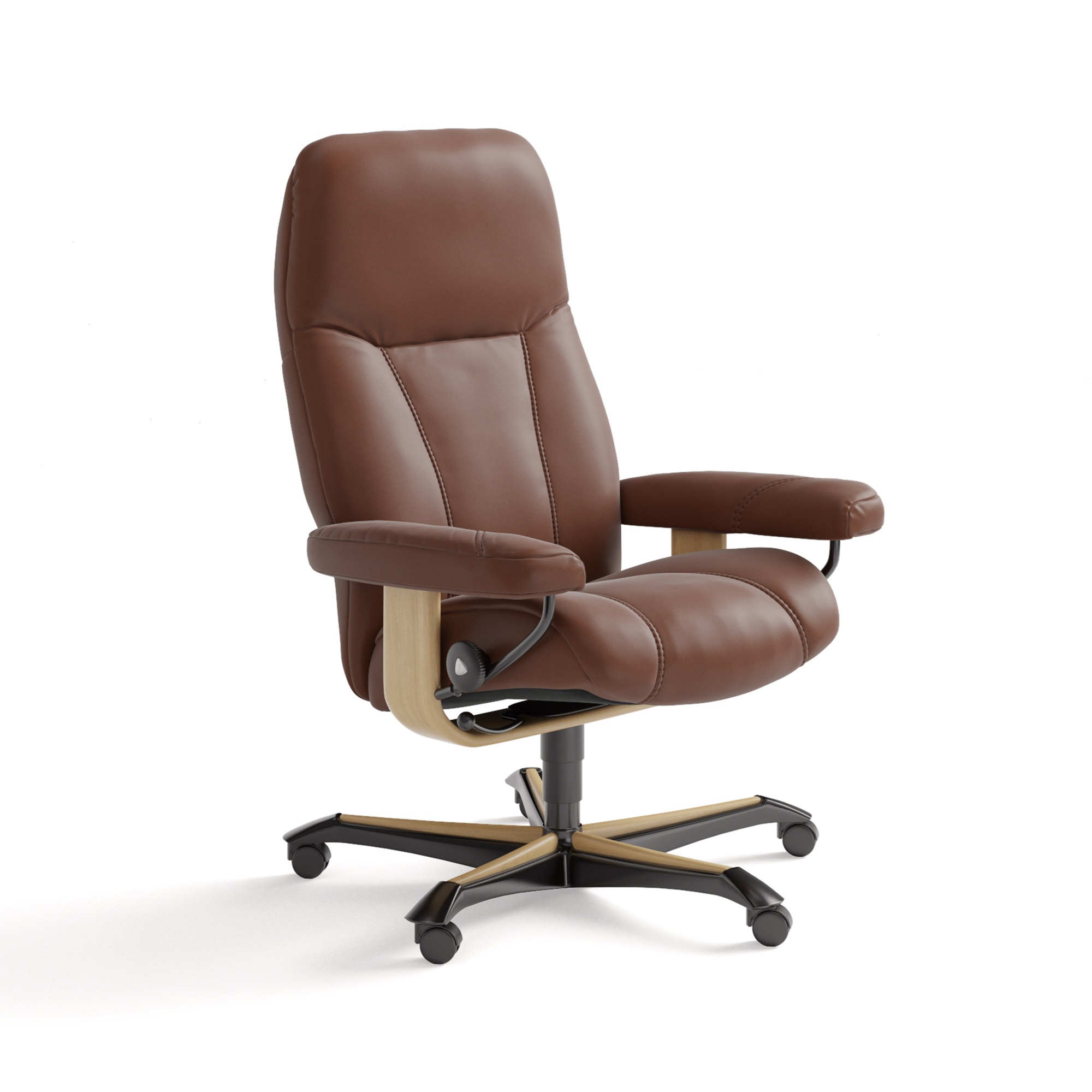 Stressless Consul Office Chair, Stressless Leather Chairs