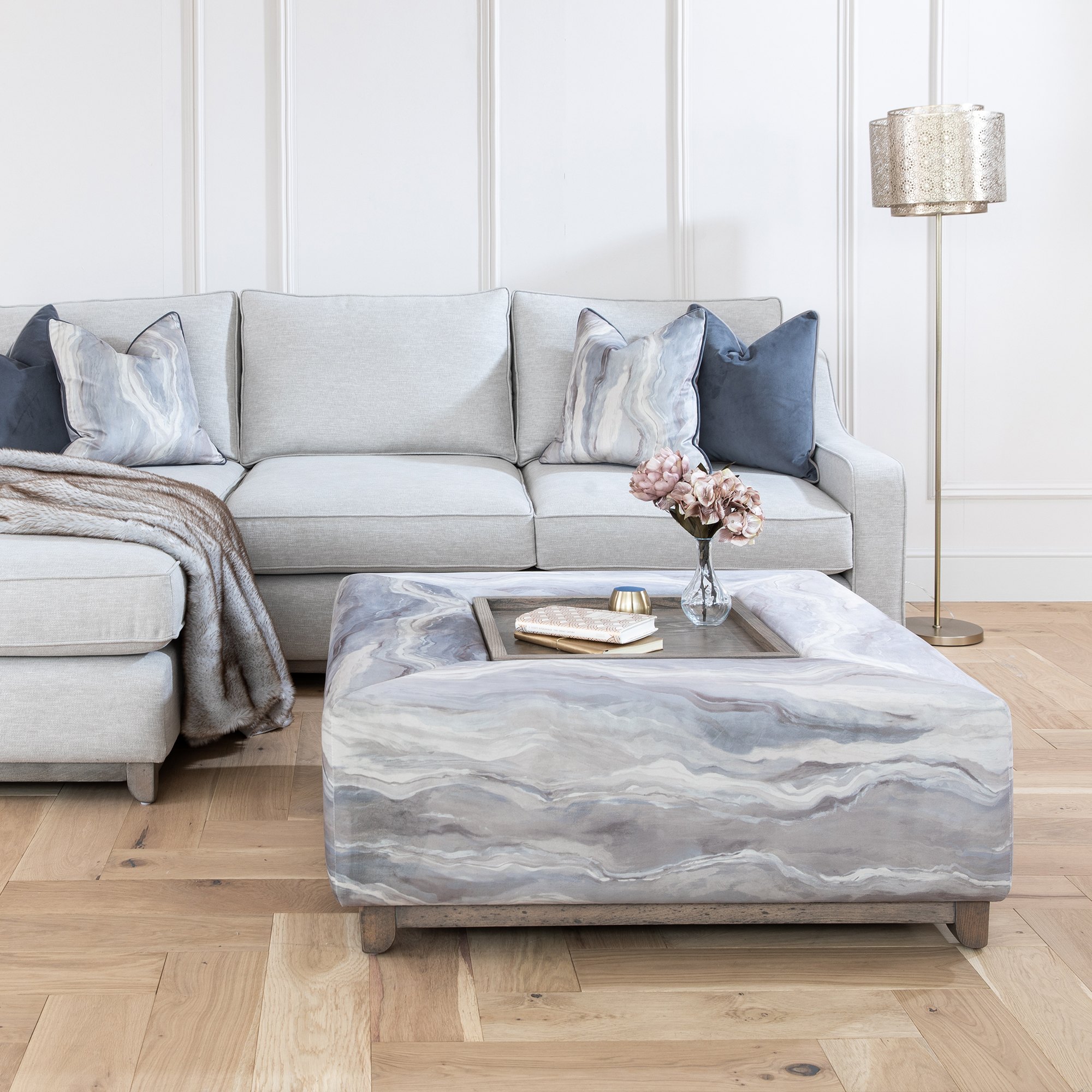 Wyndley Coffee Table Pouffe | Cookes Furniture