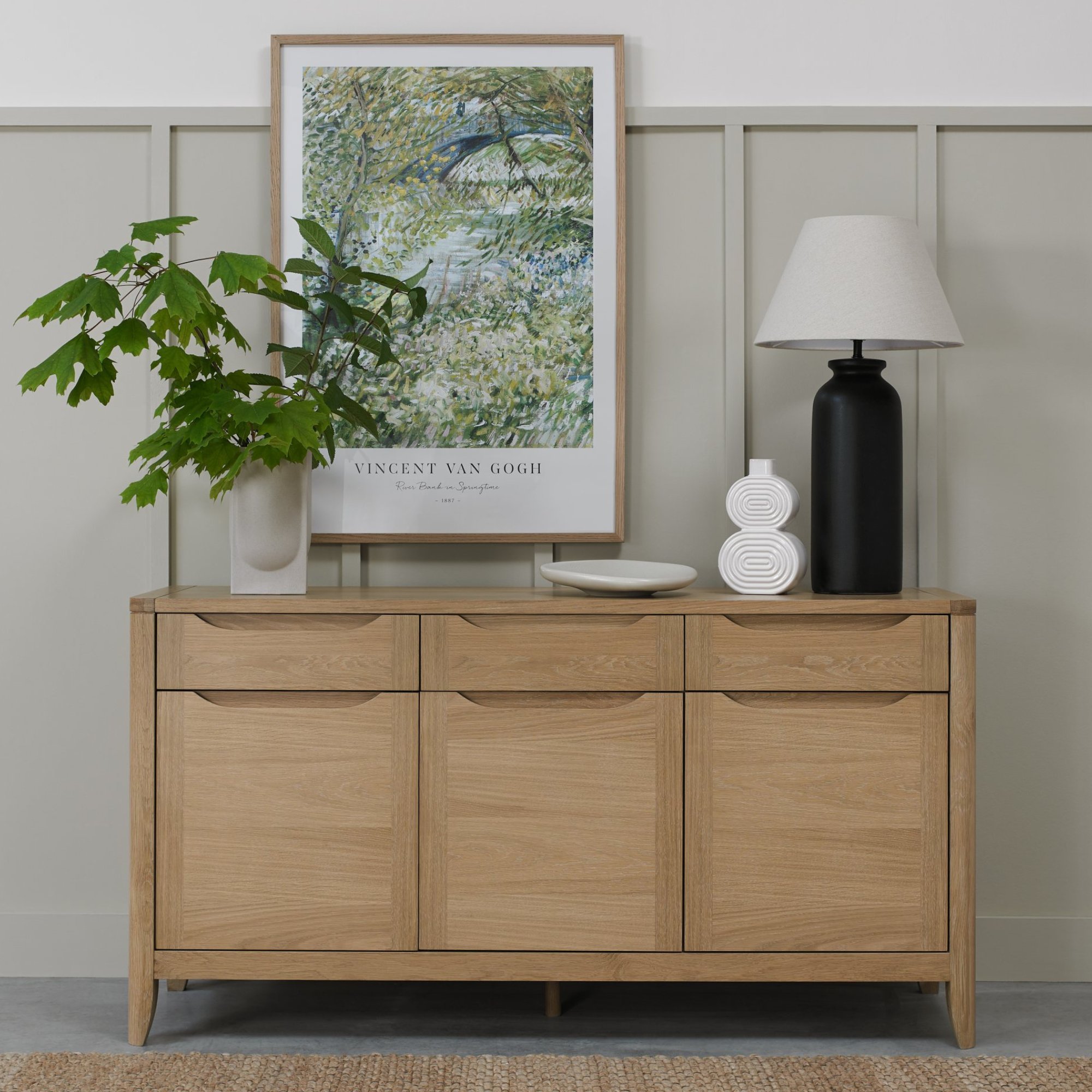 Cambridge Oak Dining Cambridge Wide Sideboard | Cookes Furniture