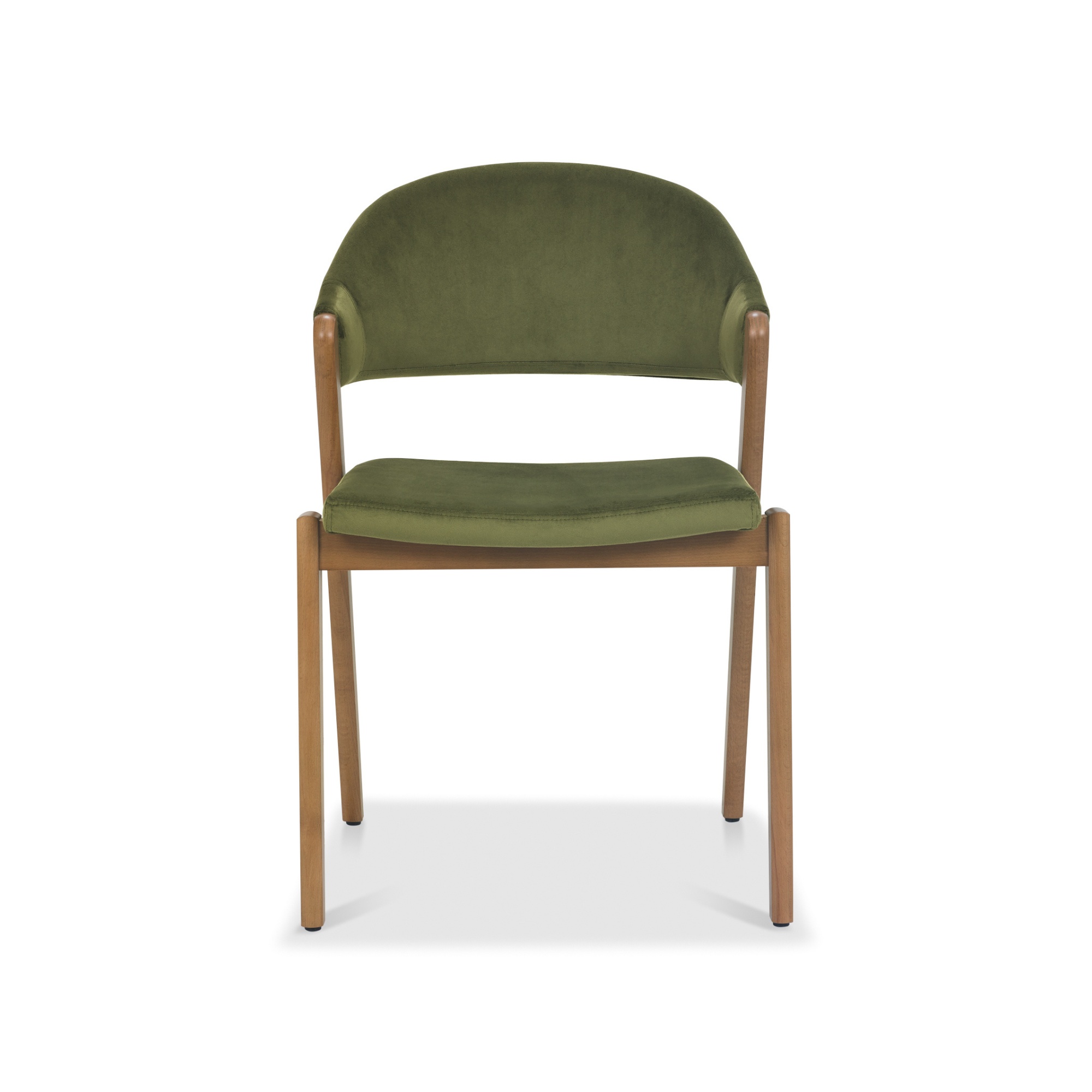 CLIFTON RUSTIC OAK Clifton Upholstered Dining Chair - Cedar Velvet ...