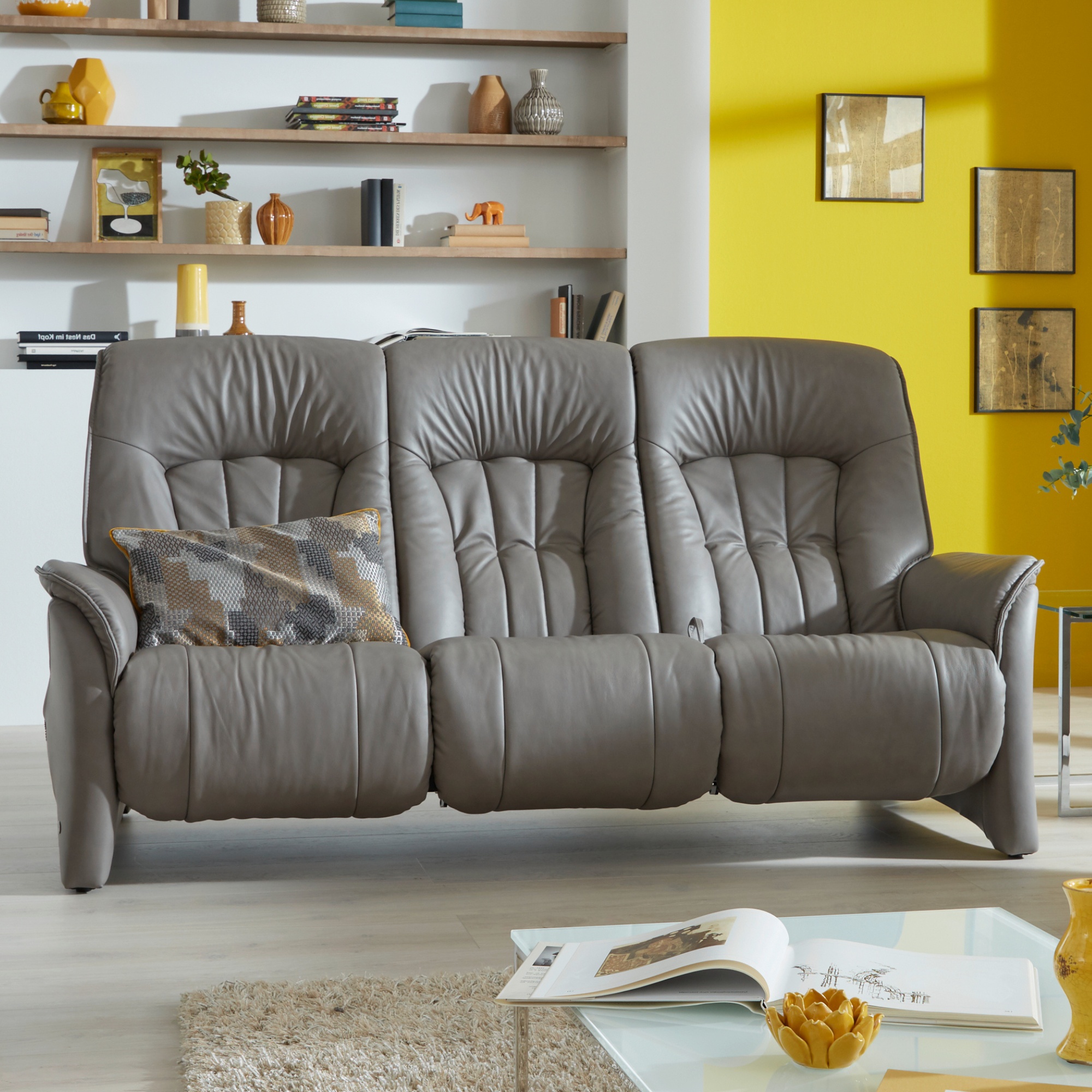 4350 - Rhine Himolla Rhine 3 Seater Manual Recliner | Cookes Furniture