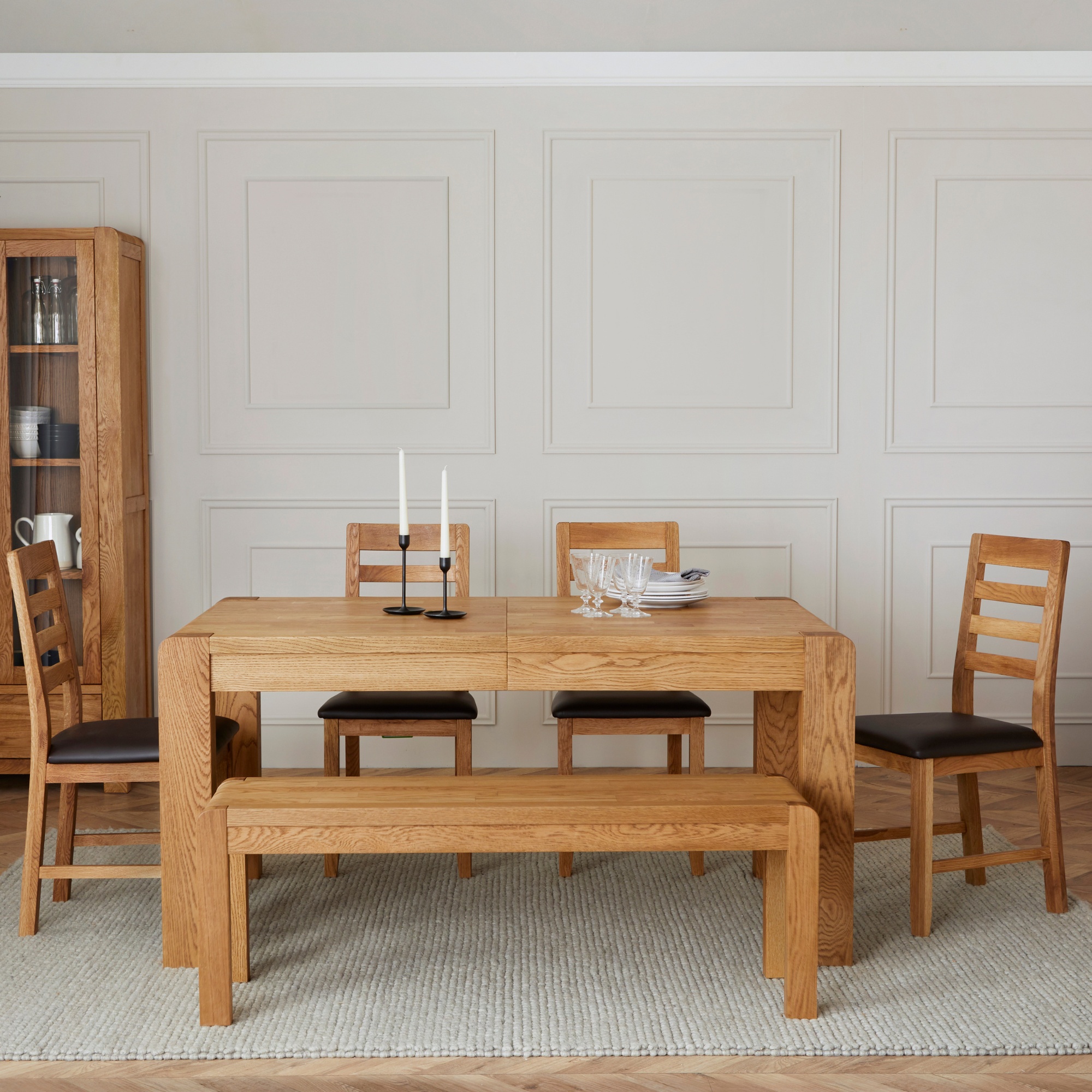 Compact Extending Tables Bayonne Compact Extending Dining Table | Cookes Furniture