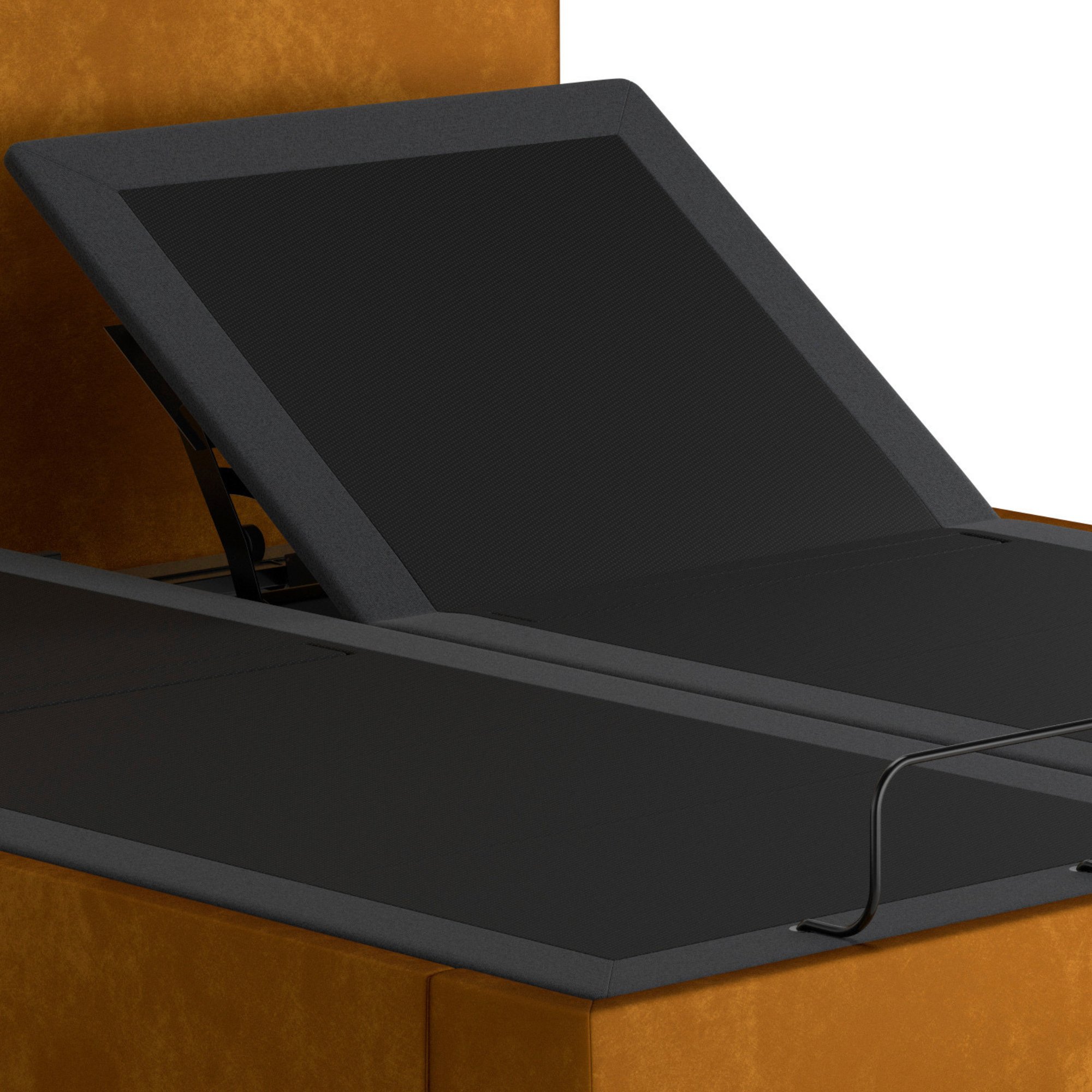 Tempur Ergo Smart Base with Form Headboard - Gold | Cookes Furniture