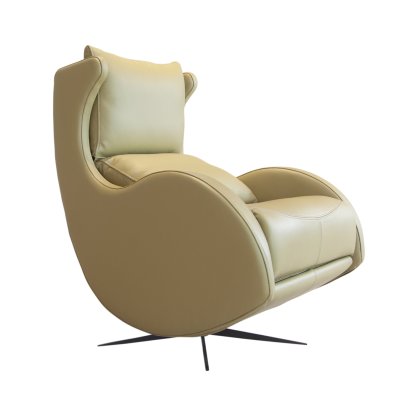 Fama Lenny Swivel & Rocking Armchair with Footstool Fama Lenny Swivel & Rocking Armchair with Footstool