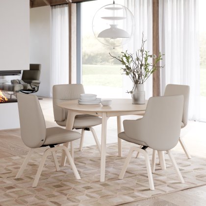 Stressless Bordeaux Round Dining Table