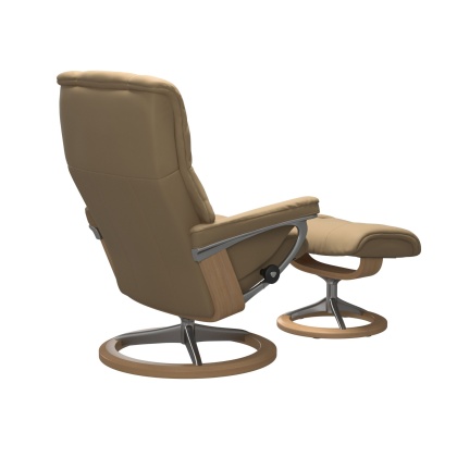 Stressless Special Promotion Mayfair Chair & Stool Paloma Sand Stressless Special Promotion Mayfair Chair & Stool Paloma Sand