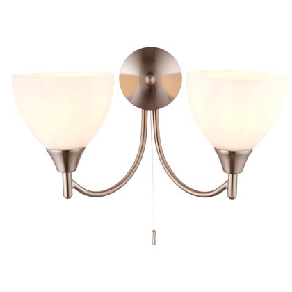 Satin Chrome Double Wall Bracket Satin Chrome Double Wall Bracket