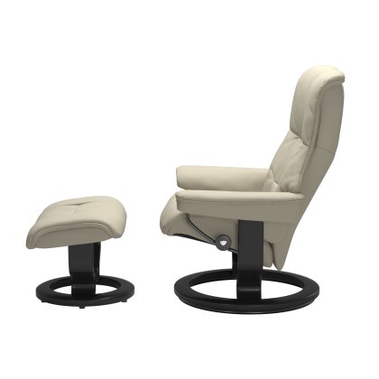 Stressless Mayfair Small Chair & Stool Classic Base Stressless Mayfair Small Chair & Stool Classic Base
