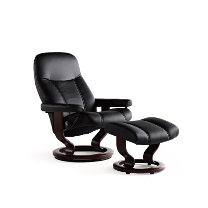 Stressless Consul Small Chair And Stool