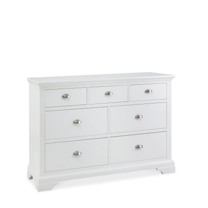 Cookes Collection Camden White 3 Over 4 Chest Cookes Collection Camden White 3 Over 4 Chest