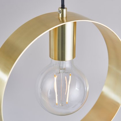Hoop Pendant Brass Hoop Pendant Brass