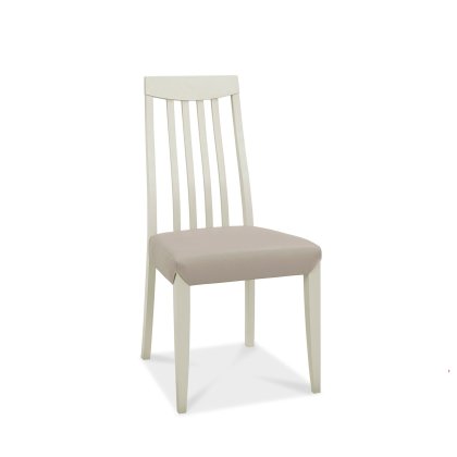 Cookes Collection Romy Slat Back Chair Bonded Leather Cookes Collection Romy Slat Back Chair Bonded Leather