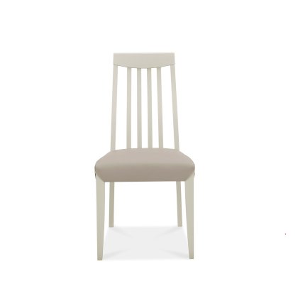 Cookes Collection Romy Slat Back Chair Bonded Leather Cookes Collection Romy Slat Back Chair Bonded Leather