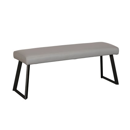 Cookes Collection Light Grey Lacie Low Bench Cookes Collection Light Grey Lacie Low Bench
