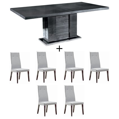 Alf Monte Carlo Dining Table & 6 Chairs Alf Monte Carlo Dining Table & 6 Chairs