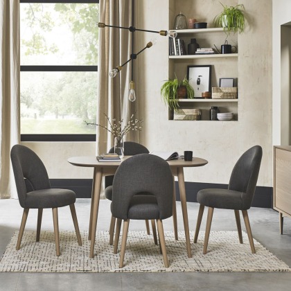 Cookes Collection Fino Scandi Oak Dining Table & 4 Chairs Cookes Collection Fino Scandi Oak Dining Table & 4 Chairs