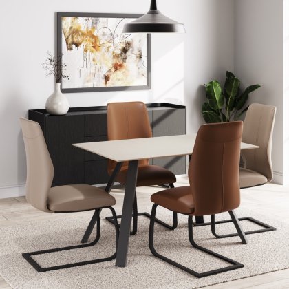 Quartz Medium Table & 4 Chairs Quartz Medium Table & 4 Chairs