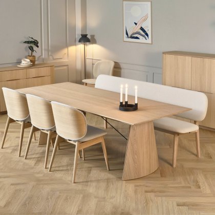 Collum Dining Table x3 Chairs & Bench Collum Dining Table x3 Chairs & Bench