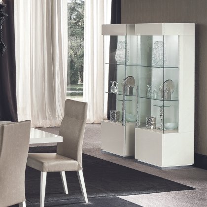 Alf Italia Canova 1 Door Curio Cabinet (left) Alf Italia Canova 1 Door Curio Cabinet (left)