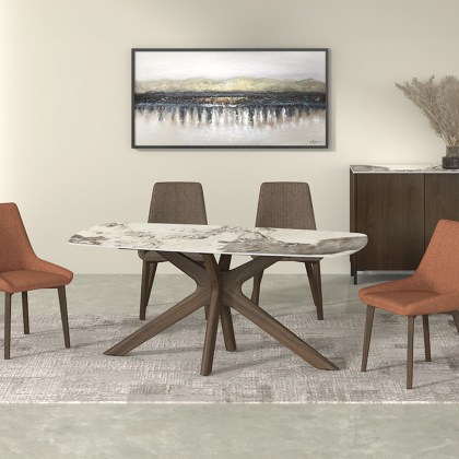 Amelia Dining Table & 4 Aiden Chairs Amelia Dining Table & 4 Aiden Chairs
