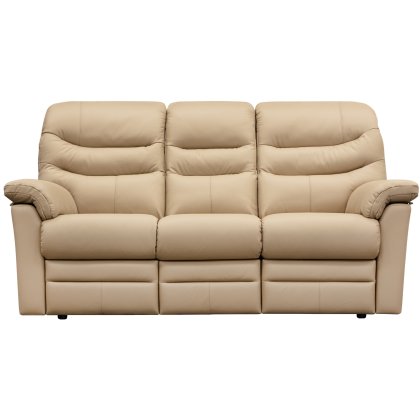 G Plan Ledbury 3 Seater Double Power Recliner Sofa with Headrest & Lumbar in Leather G Plan Ledbury 3 Seater Double Power Recliner Sofa with Headrest & Lumbar in Leather
