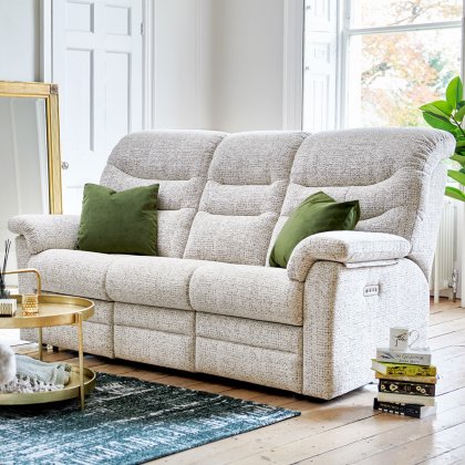 G Plan Ledbury 3 Seater Single Power Recliner Sofa RHF with Headrest & Lumbar G Plan Ledbury 3 Seater Single Power Recliner Sofa RHF with Headrest & Lumbar