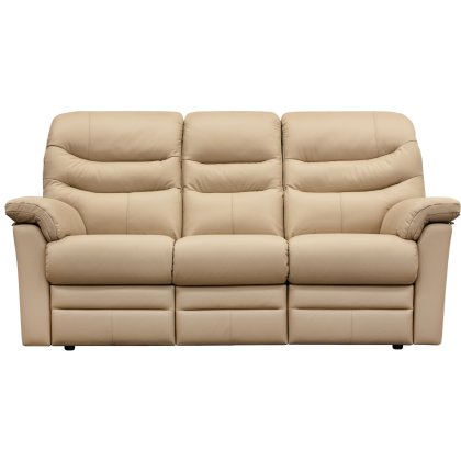 G Plan Ledbury 3 Seater Double Manual Recliner Sofa in Leather G Plan Ledbury 3 Seater Double Manual Recliner Sofa in Leather