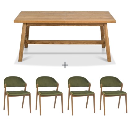 Clifton Medium Dining Table & 4 Chairs Clifton Medium Dining Table & 4 Chairs