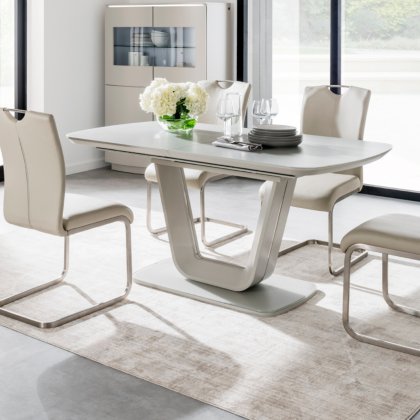 Lewis Medium Extending Dining Table - Grey