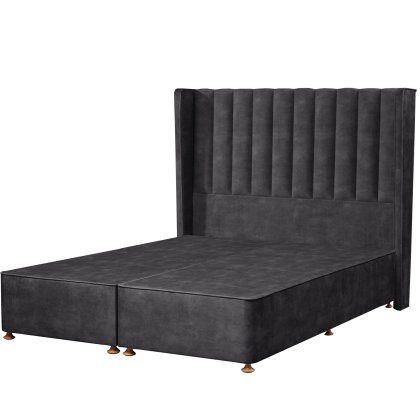 Tempur Suffolk Non-Storage Divan Base Armour Velvet Tempur Suffolk Non-Storage Divan Base Armour Velvet
