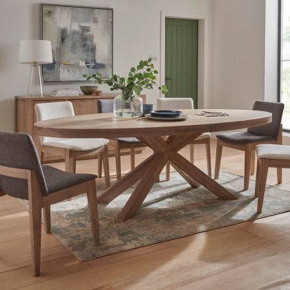 Fleur Medium Oval Dining Table