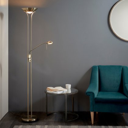 Rome Floor Lamp - Brass Rome Floor Lamp - Brass