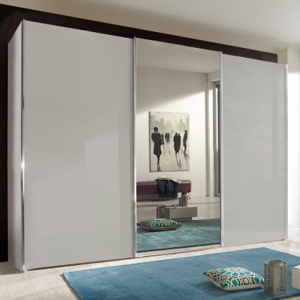 Wiemann Miami Plus 3 Door Mirrored Sliding Wardrobe Wiemann Miami Plus 3 Door Mirrored Sliding Wardrobe