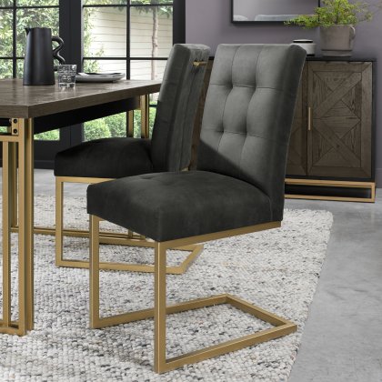 Iris Fumed Oak Dining Chair Iris Fumed Oak Dining Chair
