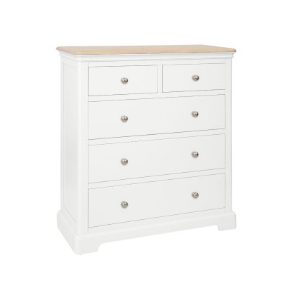 Linhay 2 Over 3 Chest - White Linhay 2 Over 3 Chest - White