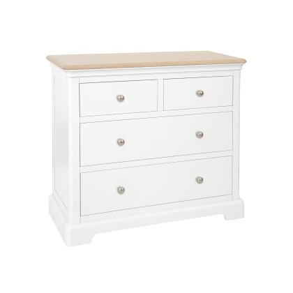 Linhay 2+2 Drawer Chest - White Linhay 2+2 Drawer Chest - White