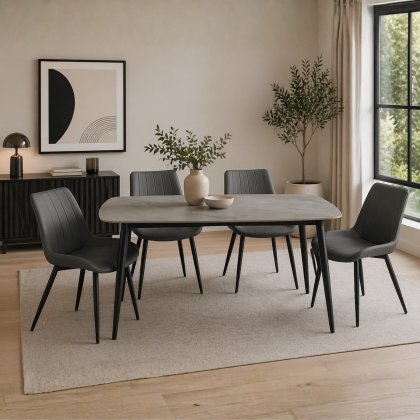 Solo Dining Table & 4 Chairs