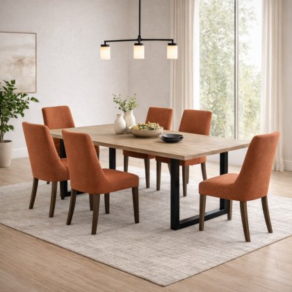 Haven 200cm Dining Table & 6 Alpine Chairs