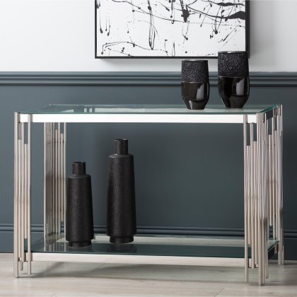Cohen Console Table - Chrome Cohen Console Table - Chrome