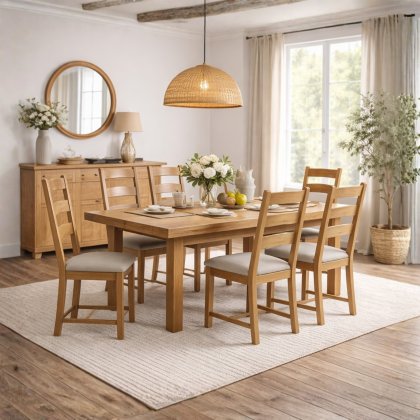 Belfort Small Extending Dining Table & 6 Chairs