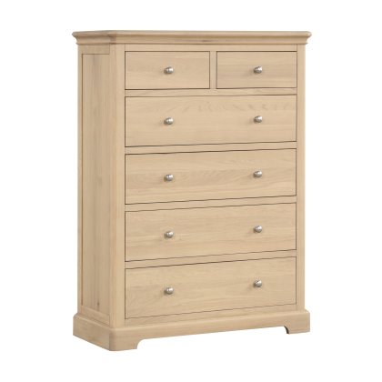 Linhay 2 Over 4 Chest - Oak Linhay 2 Over 4 Chest - Oak
