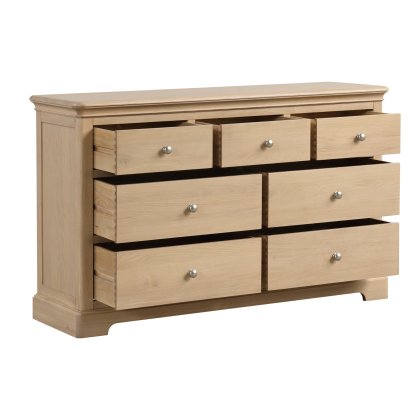 Linhay 3 Over 4 Chest - Oak Linhay 3 Over 4 Chest - Oak