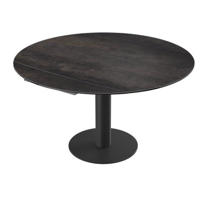 Luna Extending Dining Table - Dark Steel Luna Extending Dining Table - Dark Steel